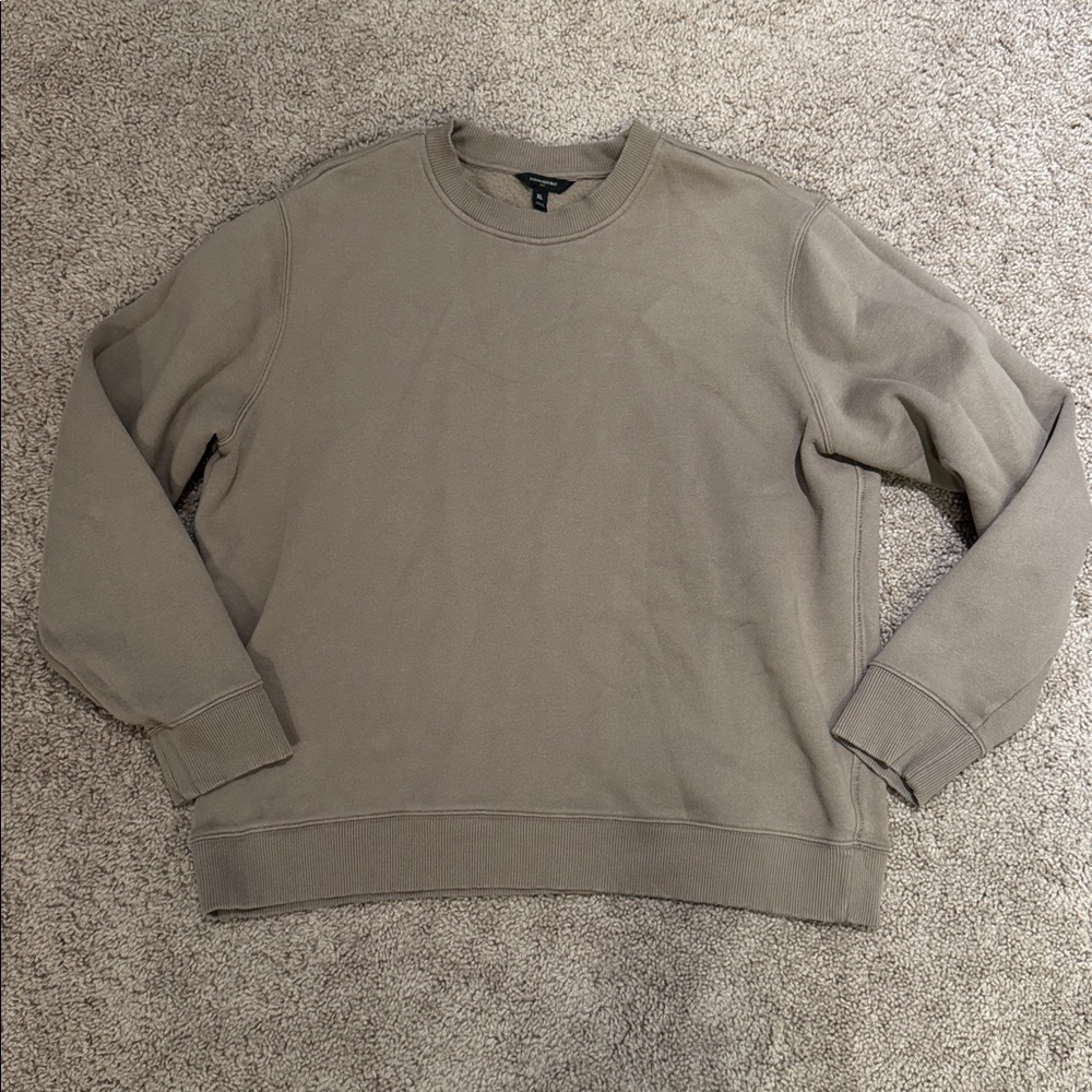 Banana Republic Men's Beige Crewneck Sweater